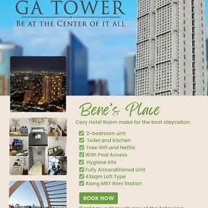 Benes Place At Ga Tower 2 ***** Manila